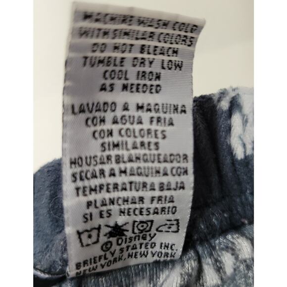 Disney Nightmare Before Christmas Fleece Lounge Pant Small Drawstring Button Fly - Picture 6 of 8